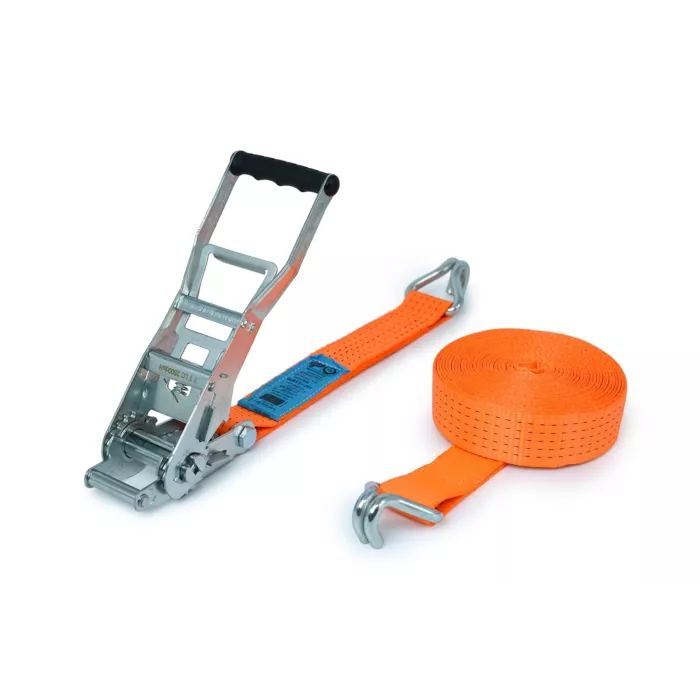 Sangle D'arrimage à Cliquet 2 Parties Crochet En J Pour Professionnels