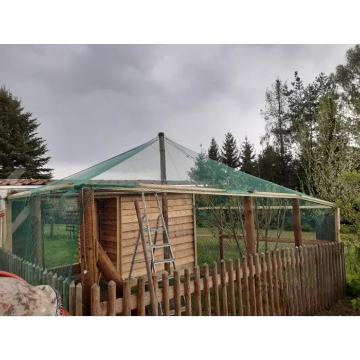 Filet Anti-Oiseaux 5x10m + 100 Attaches - Protection Jardin Potager Fruits Légumes