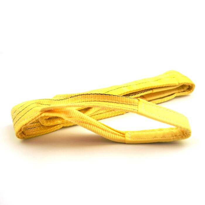 sangle plate de ceinture de levage industrielle 3t jaune avec