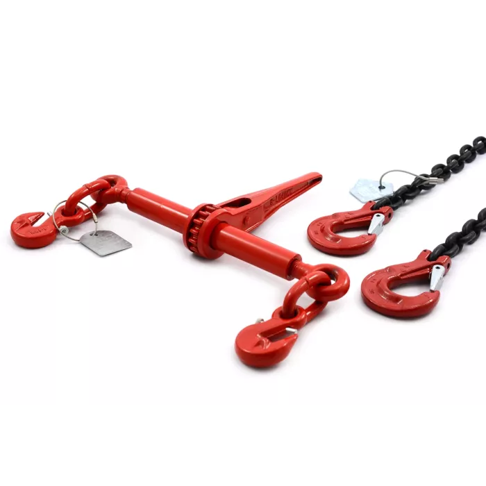 Paire De Tendeurs De Chaîne Gusset En Fonte - Pour Extrémités Horizontales 10 Mm - Noir