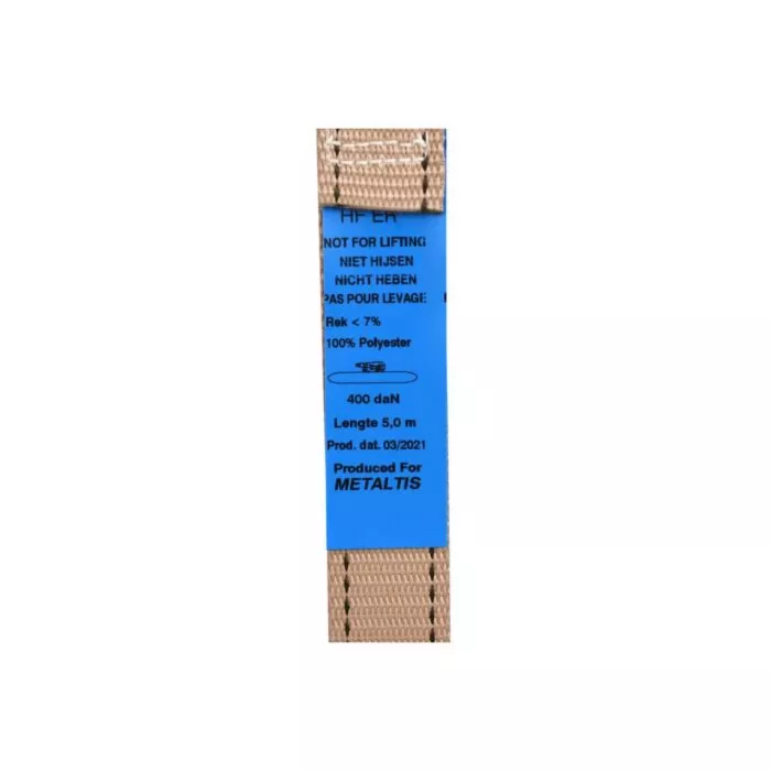 Lot De 2 Sangles D'Arrimage à Cliquet 30m Largeur 25mm Bleues - Pour Piscine Sécurité Automne Hiver