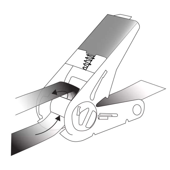 4 Sangles à Cliquet 25mm X 4m - Capacité 800kg - Pour Camion, Moto, Bagages - Certifiées DIN EN 12195-2