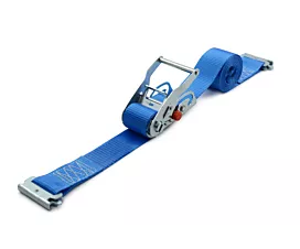 Rails universels & Accessoires Sangle d’arrimage - 2T - 3,5m - 50mm - Tendeur coulissant et attaches à poussoir - Bleu Rails universels & Accessoires Sangle d’arrimage - 2T - 3,5m - 50mm - Tendeur coulissant et attaches à poussoir - Bleu