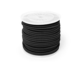 Tout - Filets et bâches Câble élastique en rouleau (10mm) - 80m - Noir - Standard