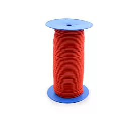 Câble élastique - 3mm Câble élastique en rouleau - (3mm) - 100m - Rouge