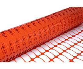 Autres filets Filet de balisage pour chantiers - Rouleau - 1mx50m - 180g/m² - Orange