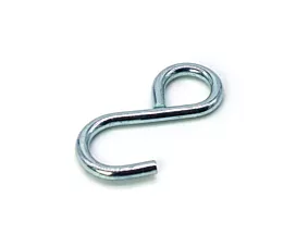 Crochets S Crochet S fermé - 300kg - 18mm - Acier galvanisé Crochets S Crochet S fermé - 300kg - 18mm - Acier galvanisé