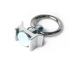 Inox - Varia Pion d’arrimage + anneau pour rail d’arrimage Airline - Inox