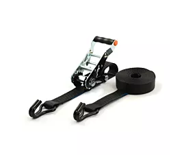 Tout - Sangles sur mesure Sangle d’arrimage - 2,5T - 35mm - en 2 pièces - tendeur démontable - Noir + étiquette personnalisée Tout - Sangles sur mesure Sangle d’arrimage - 2,5T - 35mm - en 2 pièces - tendeur démontable - Noir + étiquette personnalisée