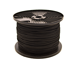Tout - Filets et bâches Câble élastique en rouleau (8mm) - 100m - noir - Premium