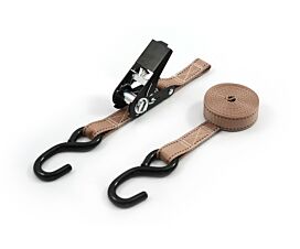 Tout - Sangles et accessoires 700kg - 25mm - en 2 pièces - tendeur noir et crochets S - Personnalisée