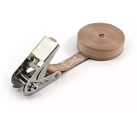 Jusque 1,5T - Sans fin Sangle d’arrimage - 400kg - 25mm - En 1 pièce - Tendeur à cliquet INOX - Personnalisée Jusque 1,5T - Sans fin Sangle d’arrimage - 400kg - 25mm - En 1 pièce - Tendeur à cliquet INOX - Personnalisée