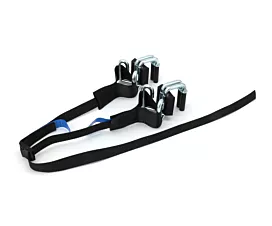 Remorque - Filets maille fine Sangle d’arrimage - 250kg - 1,4m - 25mm - Clips de coins - Noir