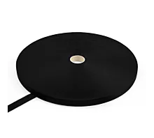 Black - 25mm Sangle en polypropylène - Noire