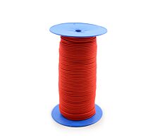 Tout - Filets et bâches Câble élastique en rouleau (3mm) - 100m - rouge