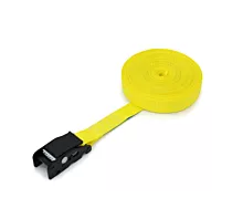 Tout - Sangles 25mm 250kg - 4m - 25mm - en 1 pièce - Boucle à came - Jaune fluo - Haut de gamme - 4pcs