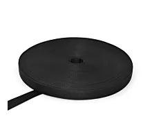 Tout - Polypropylène Bande en polypropylène - 1100kg - 40mm - 100m en rouleau - Noir