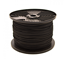 Accessoires Câble élastique en rouleau (5mm) - 100m - noir - Premium
