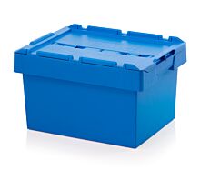 Bacs réutilisables Boîtes de rangement empilables avec couvercle - 60x40x34cm - Standard